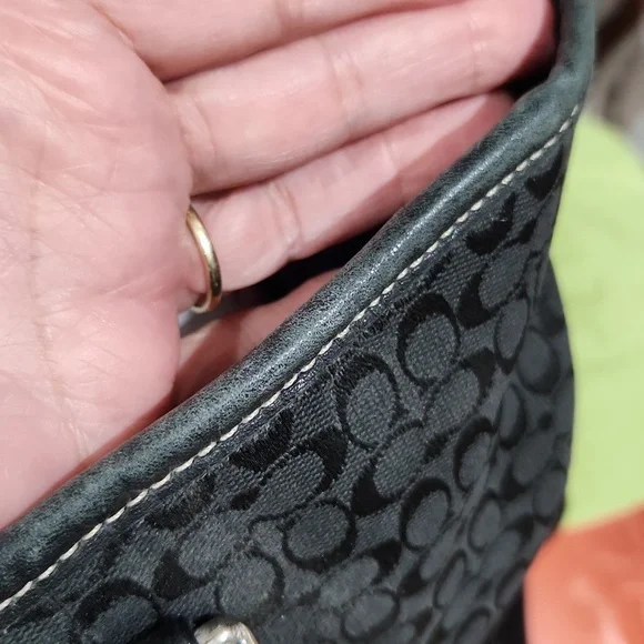 Coach Black Signature Canvas Tote Bag - Picture 6 of 6